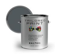 Tailored Paint uPVC Window & Door 1K Paint Brush or Spray On - Satin Finish - RAL7011, Iron Grey - 500ml Tin