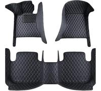 Tailored PU Leather Auto Floor Liners for SUBARU Forester 2019-2024, Full Coverage Waterproof Easy-Clean Durable,Black