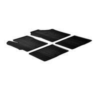 Tailored rubber mats - compatible for Toyota Yaris 3p (10/11>12/17) no hybrid - Toyota Yaris 5p (10/11>08/20) no hybrid