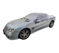 Tailored Soft Top Roof Protector to Fit Mercedes SL 2001-2011 | Waterproof Roof Half Cover with UV Resistance, Magnetic Fixing & Storage Bag - Grey