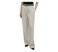 Tailored Straight Trousers - female - Erika Cavallini - Wide Trousers - White - S - Trousers S