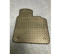 TAILORED TO FIT Volvo V40 2012-2015 (4 Clips) - REPLACEMENT PREMIUM HEAVY DUTY RUBBER SINGLE DRIVERS SIDE MAT BLACK CAR MATS