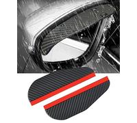 Tailored Wing Mirror Rain Deflector for VW Golf MK7 (2013-2019),Carbon Fiber Mirror Covers Cap,Side Wing Mirror Caps with Smoke Guard Accessories