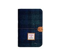 TAILORMAP Harris Tweed A6 Notebook Binder,Wool Fabric Refillable A6 Binder,6 Ring planner with A6 Refill Papers,Pen Loop A6 Size Notebook Journals for Writing (No.175)