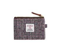TAILORMAP Harris Tweed Mini Coin Purse with YKK Zip, No.3728 | Handmade wool outer, 10.7 x 8.5 cm, card pouch, lipstick pouch, coins, keys and small everyday essentials