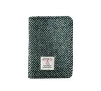 TAILORMAP Harris Tweed Passport Holder Case Leather Passport Cover for Women and Men - No.3164