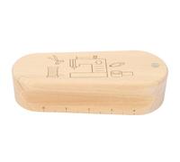 Tailors Clapper Hardwood Sewing Tool, Professional Multi Purpose Ironing & Pressing Block for Quilting, Steaming and Fabric Flattening, with Side Scale, 6.9 x 1.8 Inch