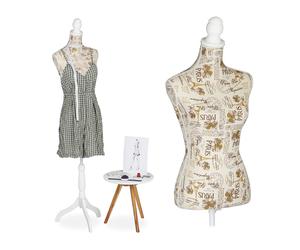 Tailors dummy Dress Form Female Bust Adjustable Lightweight Tailoring Dummy