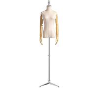 Tailors Dummy Mannequin Adjustable Female Mannequin Torso Body Busts Dress Form Female Tailors Dummy Base for Apparel Jewelry Display Stand,a,Small