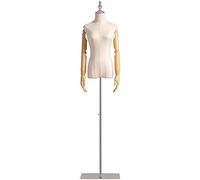 Tailors Dummy Mannequin Adjustable Female Mannequin Torso Body Busts Dress Form Female Tailors Dummy Base for Apparel Jewelry Display Stand,a,Small