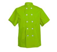 TAILOR'S Men's Chef Coat Short Sleeve Chef Shirt Cook Coat Barista Baker Uniform Restaurant Clothes Barista Shirt