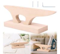 Tailors Point Presser and Clapper,2 in 1 Beech Wood Tailor Point Presser and Pounding Block Seam Flattening Steam Absorbing for Sewing Quilting Dressmaking Embroidery