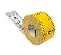 Tailor's tape measure, 1 piece, universal measuring tape with 200 cm total length, scale with CM and inch scaling, sizing of clothing, body fat, roll sizing rope, body shape check
