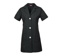 TAILOR'S Women's Short Sleeve Lab Coat Black
