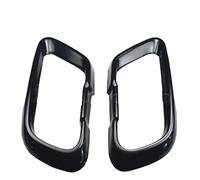 Tailpipe Car Stainless Steel Tail Muffler Exhaust Pipe Output Cover Trim For BMW X5 G05 X6 G06 X7 G07 2019 2020 2021 Car End Pipes(Black)