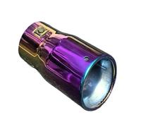 Tailpipe Car Tailpipe Suitable For Dodge Adjustable In Multiple Directions Stainless Steel Tailpip Exhaust Tip Pipe Exhaust Tips Dual Muffler Tip(MULTI)