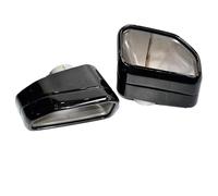 Tailpipe For BMW For X3 X4 G01 G02 2022-2023 Exhaust Pipe Upgrade Stainless Steel Square Muffler Tip Nozzle Head Exhaust Tips Dual Muffler Tip(BIack)