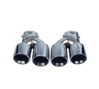 Tailpipe For BMW Muffler Tail Pip 2021 2022 2023 G23 M440i G20 G21 M340i G42 M240i Four Outlet Fiber Black Plated Exhaust Tip Car End Pipes(M-1)