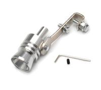 Tailpipe For For Focus MK2 MK3 MK4 For Fiesta For Ecosport For Mondeo For Fusion For Kuga For Escape Turbo Whistle Muffler Car End Pipes(Silver XL)
