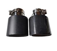 Tailpipe Modification Remus Oval 105/115mm Slanted Car Exhaust Tips Glossy/Matte Carbon Fiber Tail End Pipes For Car Modification Exhaust Tip Trim(51-115mm matte)