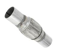 Tailpipe Muffler Car Universal Exhaust Flex Pipe 45-76mm ID 48-80mm OD Flexible Braided Tube Stainless Steel Durable(ID62mm-OD65mm-300mm)