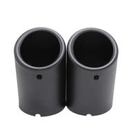 Tailpipe Stainless Steel Car Exhaust Muffler Tip Pipes Covers For A1 A3 A4 For TT 2009 2010 2011 2012 2013 2014 2015 Car End Pipes(76 matte 2pcs)