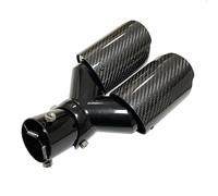 Tailpipe The Carbon Fiber Tailpipe Car Parts Exhaust Pipe Is Adjustable The Y-shaped Double Outlets Are Flush Exhaust Tips Dual Muffler Tip(89mm)