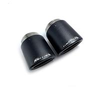 Tailpipe Tip 1 Piece ID 77MM OD 101MM Exhaust Pipe Modified Decorative Carbon Fiber Tail Tips For MAZDA CX-5 For CX-4 For MAZDA CX-3 For Axela For Atenza