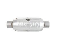 Tailpipe Universal 2.5"/63mm Exhaust Catalytic Converters W/Guard Shield For Chevrolet For Silverado Stainless Steel Car Exhaust Muffler Pipe