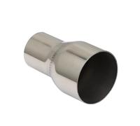 Tailpipe Universal Stainless Steel Straight Adapter Reducer Car Motorcycle Exhaust Muffler Pipeline Welded Pipe Multiple Car End Pipes(O.D 51mm-63mm)
