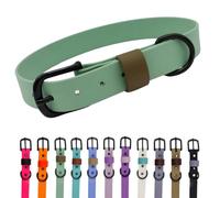 Tailr Waterproof and Odor-Resistant Dog Collar, Flexible, Easy to Clean, Multiple Colors, Multiple Sizes (Sage Green with Olive Drab Loop, Extra Large)