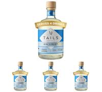 Tails Cocktails Gin Gimlet, 14.9% ABV, 50cl / 500ml, Crafted With Bombay Sapphire Gin, Ready-To-Drink Pre-Mixed Cocktail, Serves 4 Bar-Quality Cocktails (Pack of 4)