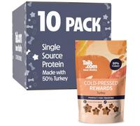 Tails.com • Cold Pressed Rewards 10x70g Turkey • Dog Treats • Grain Free | Low calorie training treats, 50% turkey, single-source protein, easy digestion, grain free, no artificial colours.