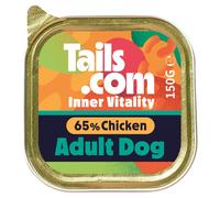 Tails.com Inner Vitality Advanced Nutrition Chicken Adult Dog Food Tray - 11 x 150g