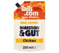 Tails.com Inner Vitality Digestion and Gut Chicken Bone Broth Meal Topper - 250ml