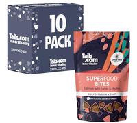 Tails.com Inner Vitality • Dog Treats 10 x 80g • Superfood Bites 27% Salmon • Grain Free Recipe • No Artificial Colours or Flavours • Low Calorie Snacks • Rich in Salmon, a Source of Omega 3