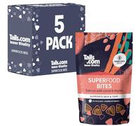 Tails.com Inner Vitality • Dog Treats 5 x 80g • Superfood Bites 27% Salmon • Grain Free Recipe • No Artificial Colours or Flavours • Low Calorie Snacks • Rich in Salmon, a Source of Omega 3