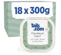 Tails.com • Wet Dog Food • 18x300g Farmhouse Feast Lamb & Chicken • Adult