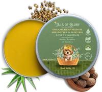 Tails of Glory - Organic and 100% Natural Dog Paw & Nose Balm - Hemp Seed Oil, Shea Butter, Aloe Vera - Paw Protector & Dog Nose Balm & Ointment for Dry, Cracked, Itchy Skin, Made in the UK 100ml