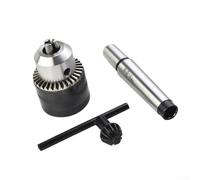 Tailstock Drill Chuck Tool with MT2 Arbor for Mini Metal Lathes, Perfect for Hobbies and Light Tasks