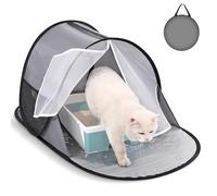 TailTastic Foldable Cat Litter Box Enclosure - No Assembly Needed All-in-One Privacy Cover for Large Litter Boxes | Spill-Proof Design, Easy to Clean & Collapsible Storage (46"x23"x19")