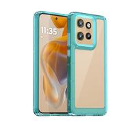 TailTech Case for Motorola Edge 50 Neo Case Moto Edge 50 Neo Phone Case, Transparent Acrylic Case Compatible with Motorola Edge 50 Neo Turquoise Case