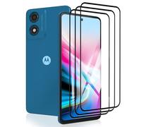 TailTech Screen Protector for Moto E14/G04/G04S/G24, 3-Pack Full Coverage Tempered Glass for Motorola E14/G04/G04S/G24, Edge-to-Edge Protection