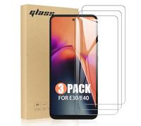 TailTech Screen Protector for Moto E30/E40 Screen Protector Motorola E30/E40 Tempered Glass, 3-Pack High Transparency Tempered Glass Screen Protector, Case-Friendly
