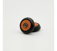TAILWHIP Ball Bearing Wheels - Ultimate Control and Smooth Ride Set of 2 for Finger Scooter, Durable Material with Silicone Tyres, (tan-black)
