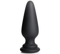 Tailz Snap-On XL Anal Plug for Interchangeable Fox & Bunny Tails for Men & Women | Easy to Clean and Wear | Prostate Adult Sex Toy Stimulator | Premium Silicone Butt Plug, Black (AG837-XL)