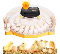 TAIMIKO 48-Egg Incubator with Automatic Turning, Digital LED Display, Automatic Humidity Control for Chicken, Duck, Quail, Poultry and Pigeon Eggs