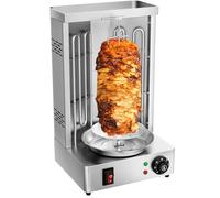 TAIMIKO Electric Shawarma Grill Machine Doner Kebab Machine Stainless Steel Vertical Rotisserie Broiler Machine Gyros Meat Rotisserie Oven Barbecuestove Chicken Shawarma Cooker Machine 2800W,50-300℃