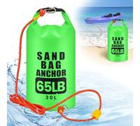 TAINAT 30L Sand Anchor Bag, 2 in 1 Waterproof Dry Bag for Small Boat, PWC Anchor Kit with Adjustable Buoy Compatible with Jetski, Kayak, Water Sports