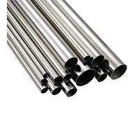 tainless Seamless Steel Tube, 304 Stainless Steel Hollow Round Tube 500mm Length 16mm OD Wall Thickness 1-5mm Silver 1 Piece(16x3mm)